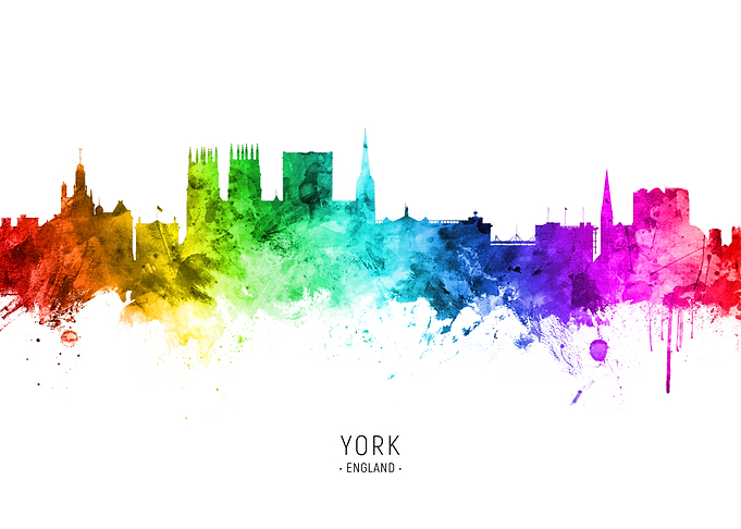 York England Skyline