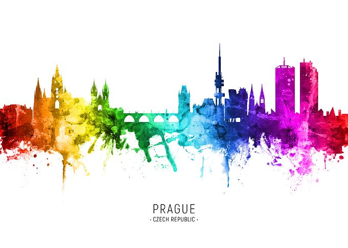 Prague Skyline