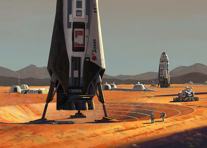 ITS on Mars Base Alpha