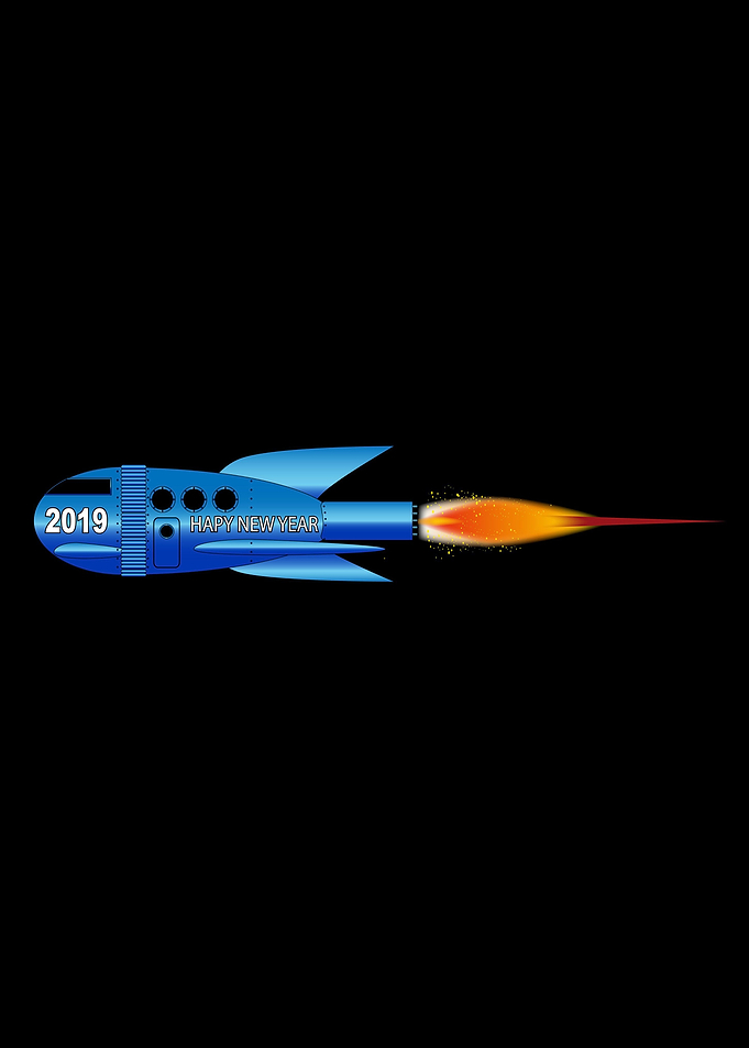 2019 Comic Cartoon Rocket