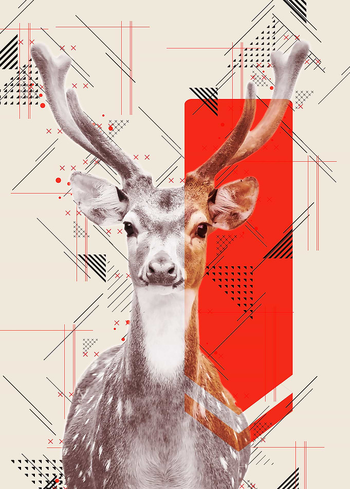 Deer digital art