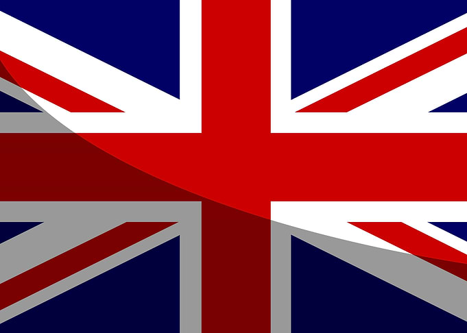 Shadow Union Jack Flag
