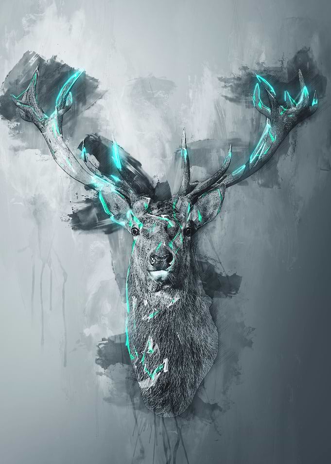Deer digital art
