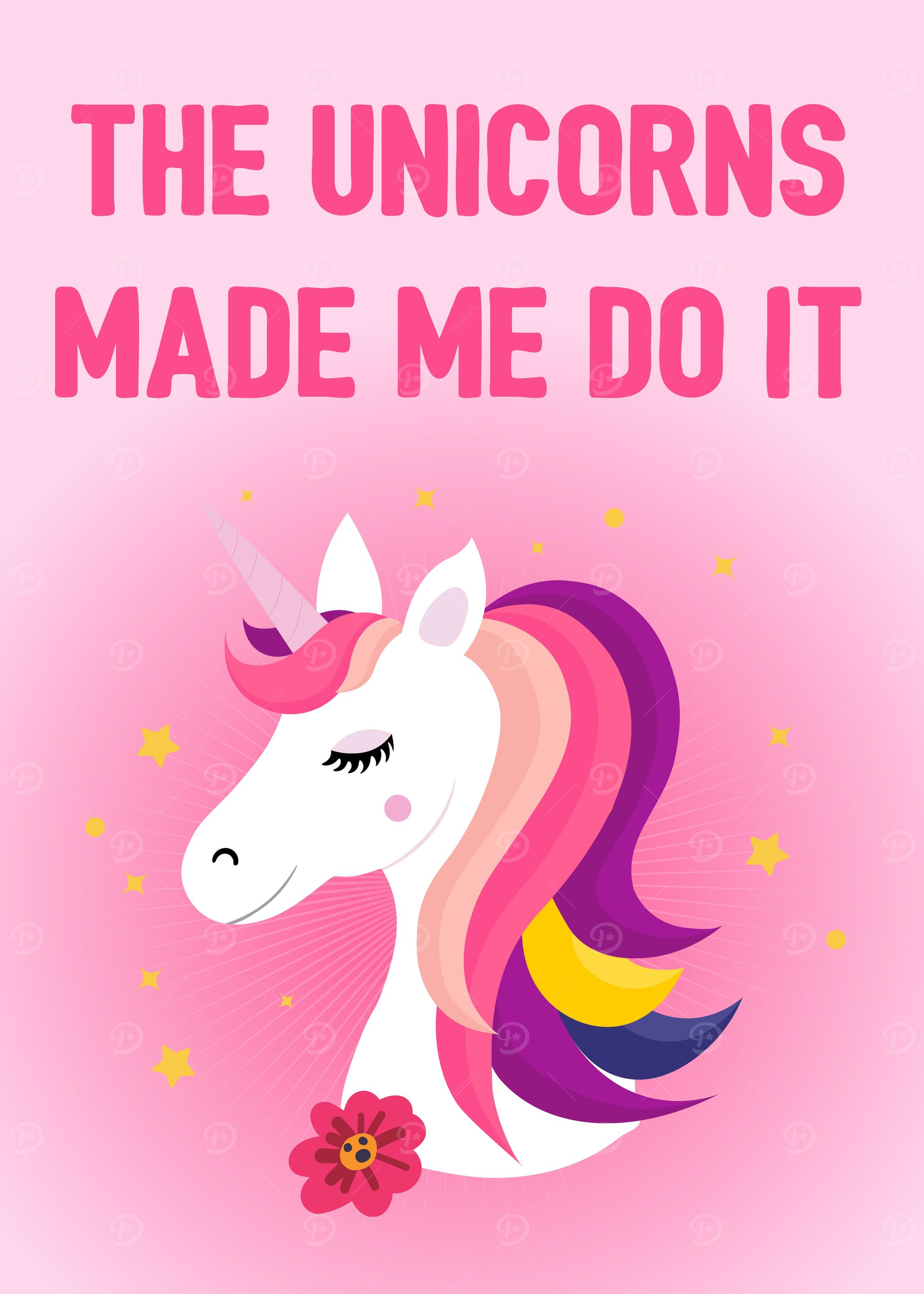 The unicorns made me do it