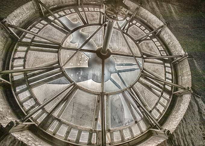 Vintage clock face