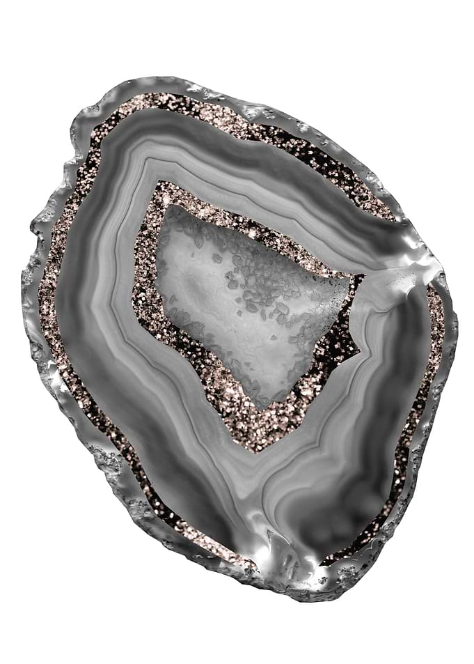 Agate Rose Gold Glam 1