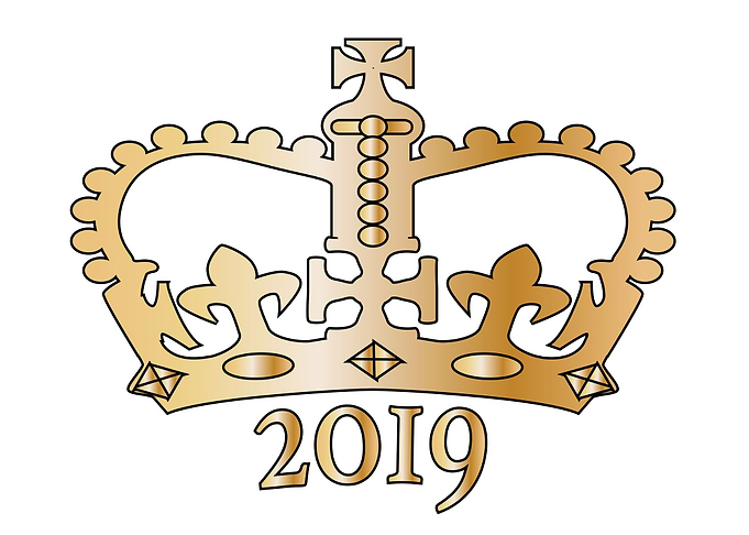 2019 New Year Golden Isola