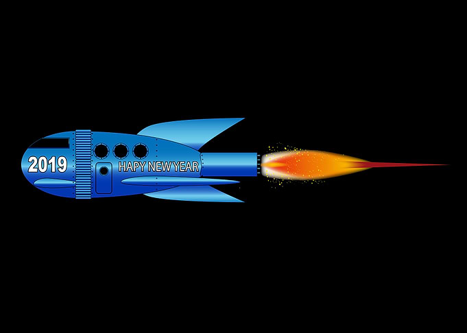 2019 Comic Cartoon Rocket