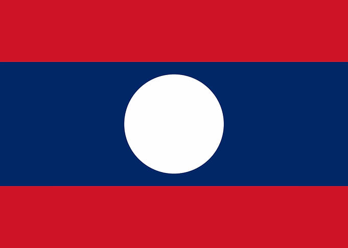 Laos National Flag