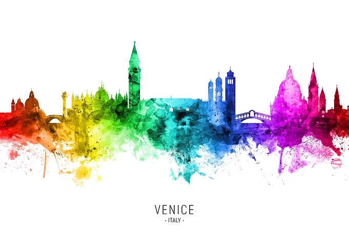 Venice Italy Skyline
