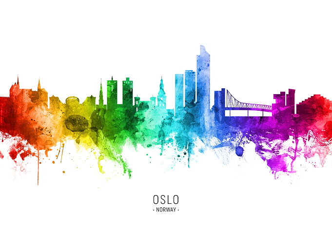 Oslo Norway Skyline