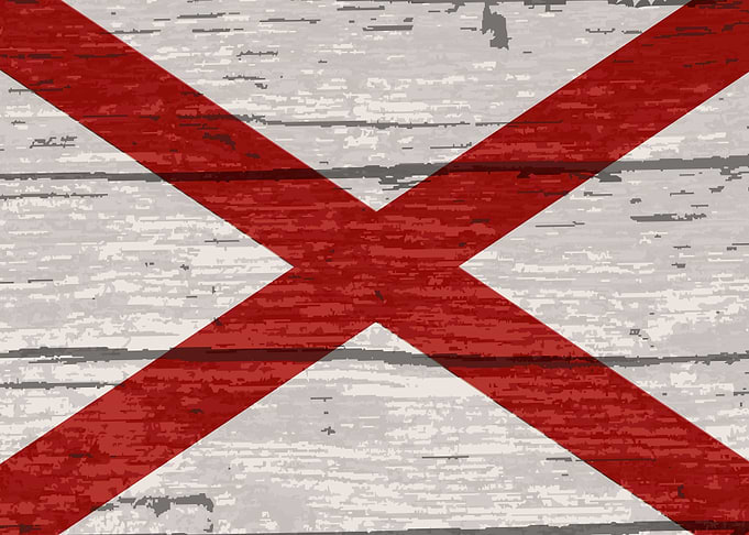 Alabama State Flag Timber
