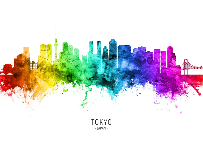 Tokyo Japan Skyline
