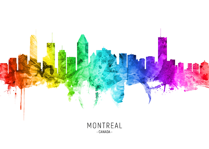 Montreal Canada Skyline