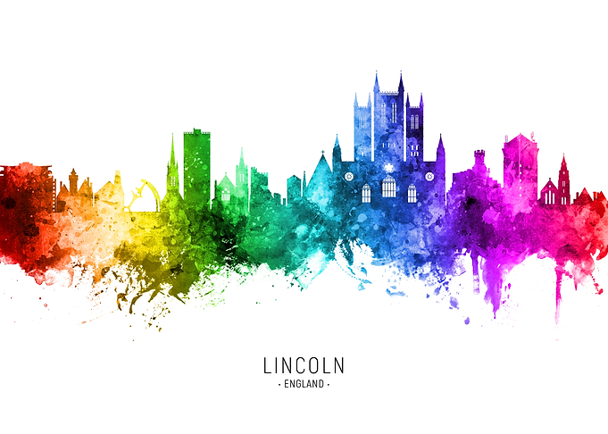 Lincoln England Skyline