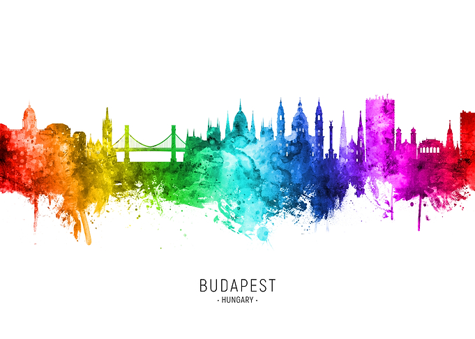 Budapest Hungary Skyline