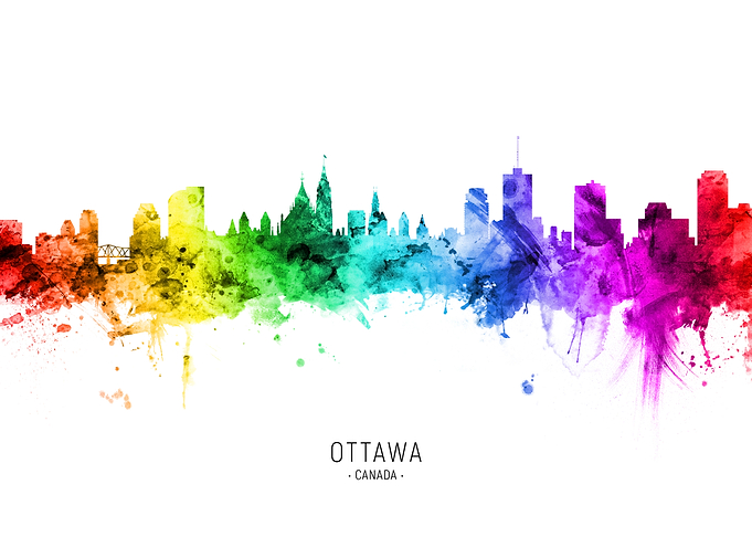 Ottawa Canada Skyline