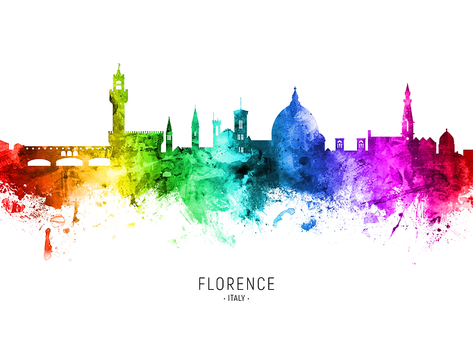 Florence Italy Skyline