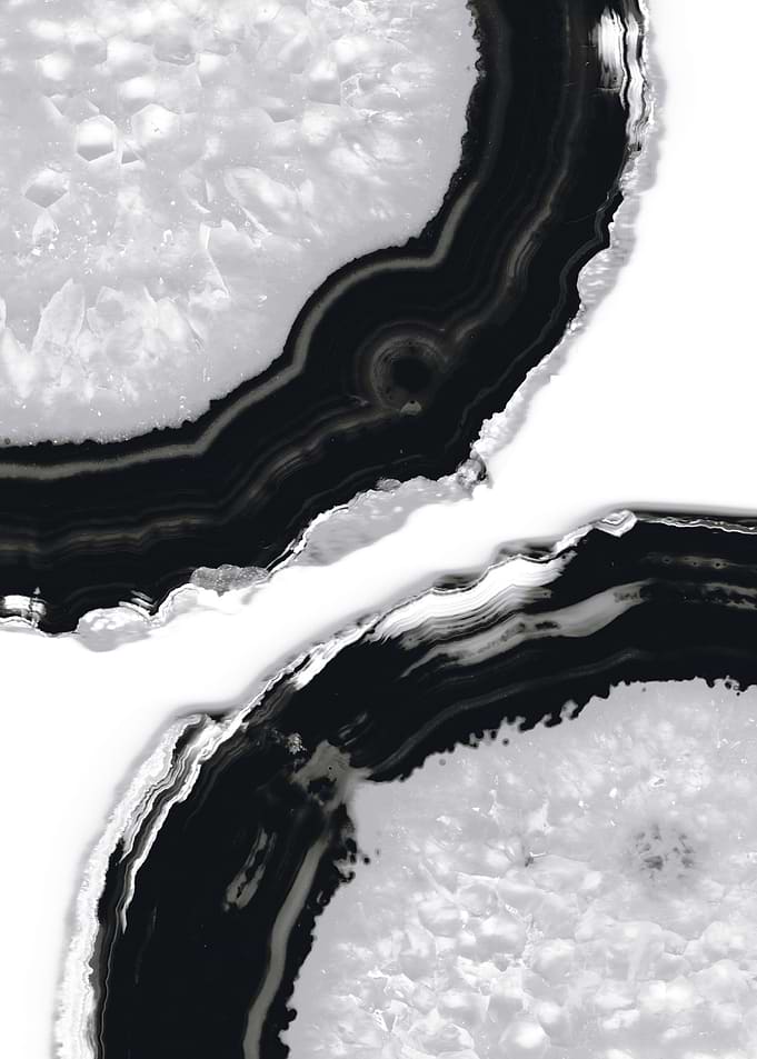 Gray Black Agate 2