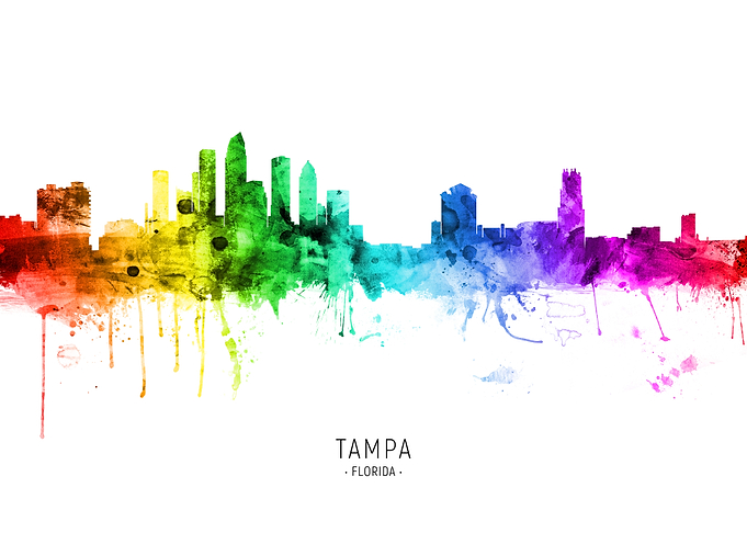 Tampa Florida Skyline