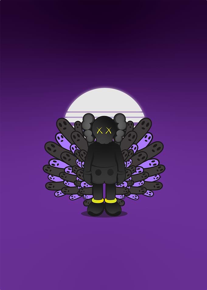 Kaws's spooky night