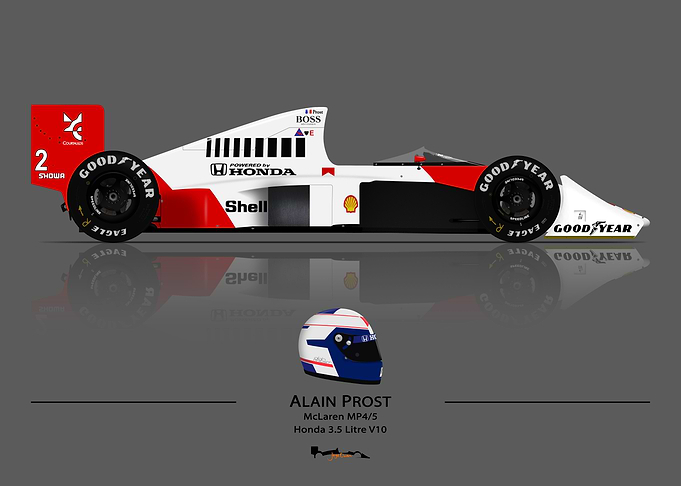 Alain Prost McLaren 1989