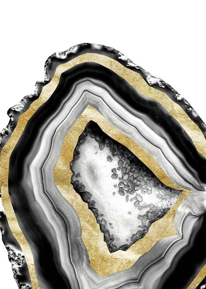 Agate Gold Foil Glam 1
