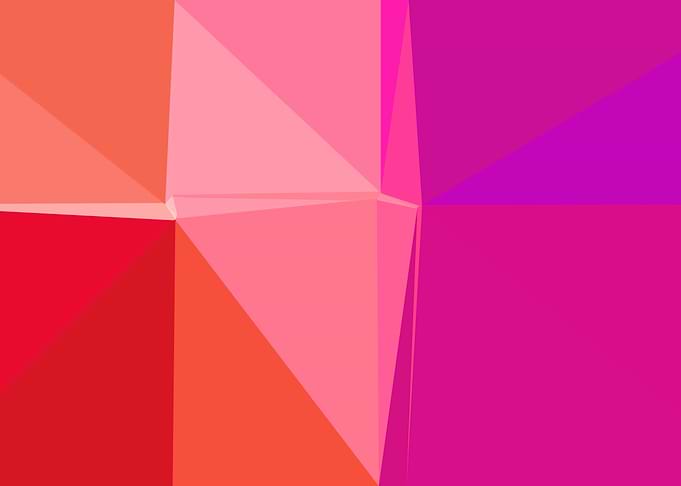 colorful triangle art