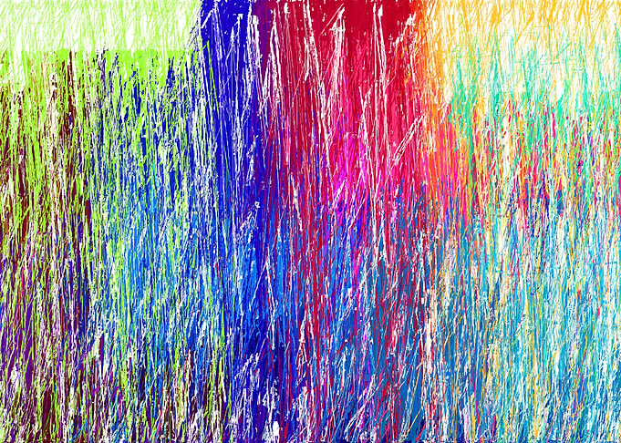 colorful stroke lines
