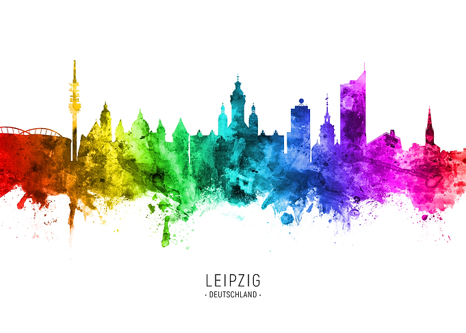 Leipzig Skyline