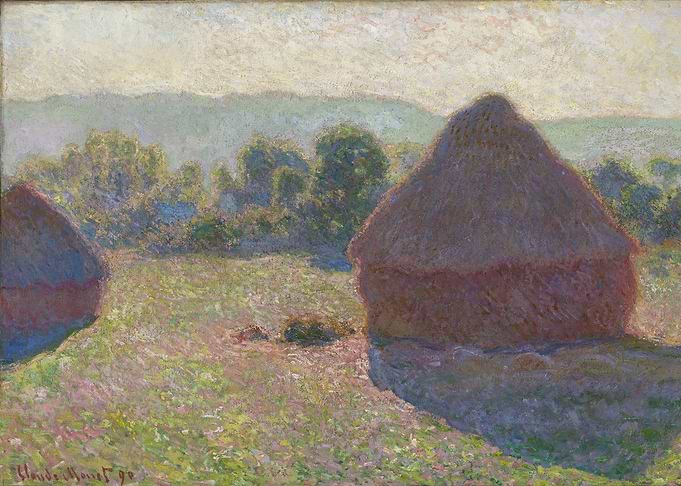 Grainstacks in the Sunligh