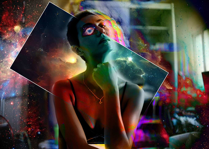 galaxy face