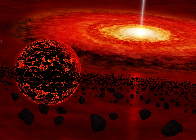 Dying star