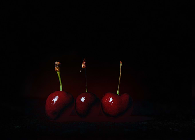 Three Cherries Centered