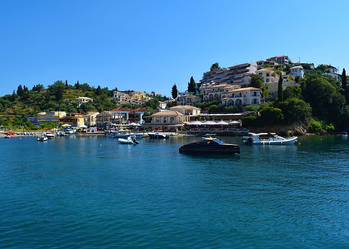 Sivota seen from the sea