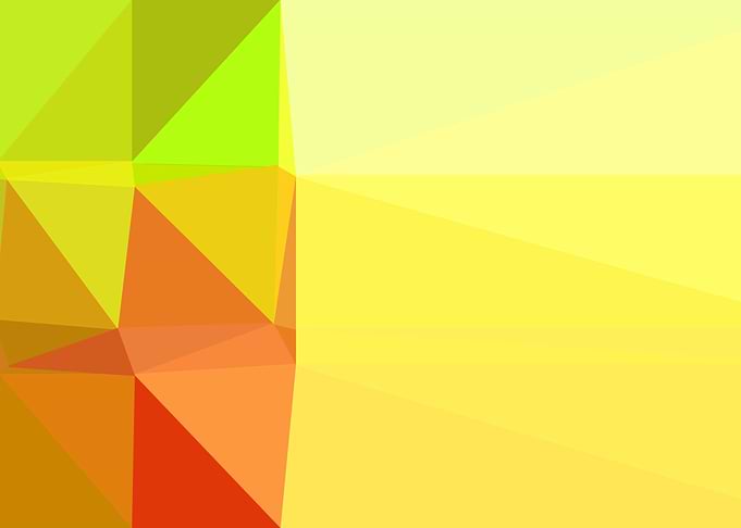 colorful triangle art