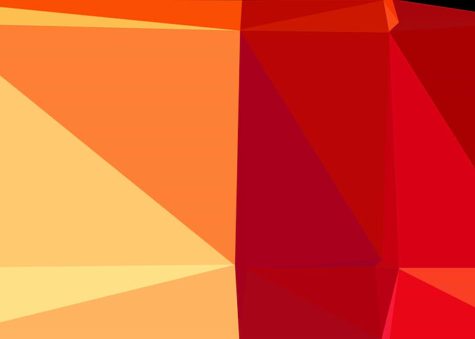 colorful triangle art