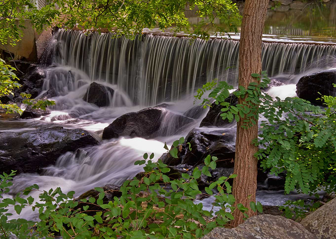 Nature waterfall