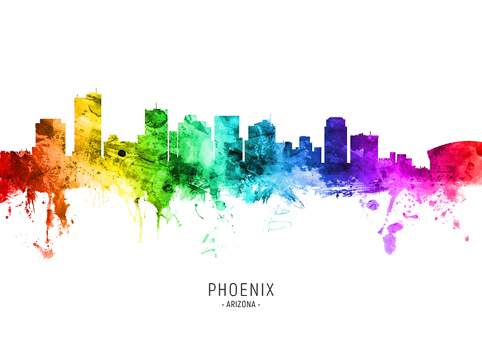Phoenix Arizona Skyline