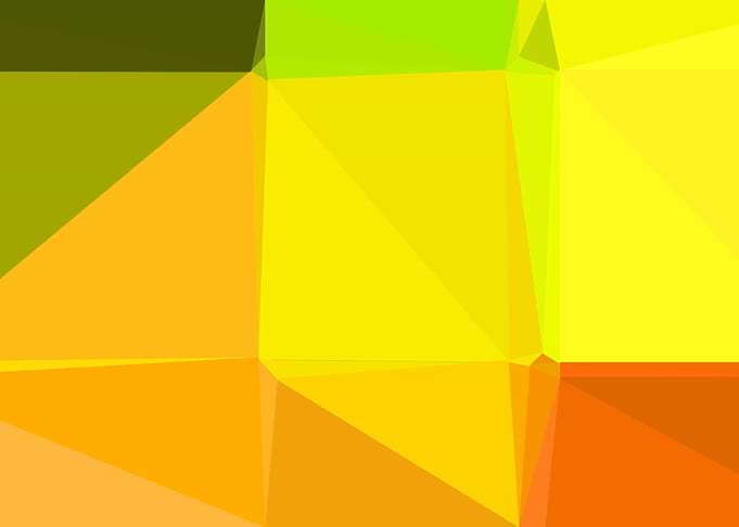 colorful triangle art