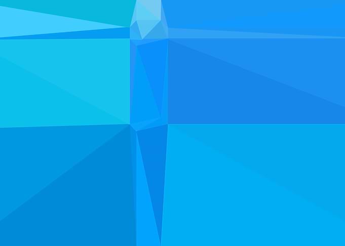 colorful triangle art