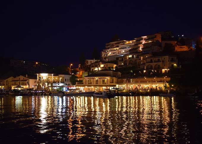 Filakas Hotel at night