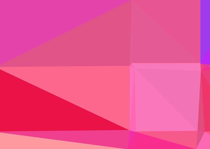 colorful triangle art