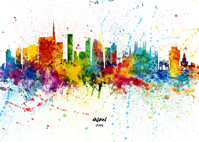 Milan Italy Skyline