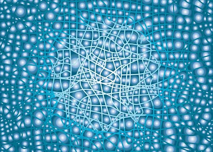 Blue Liquid Background