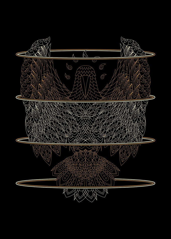 Geometric Raven