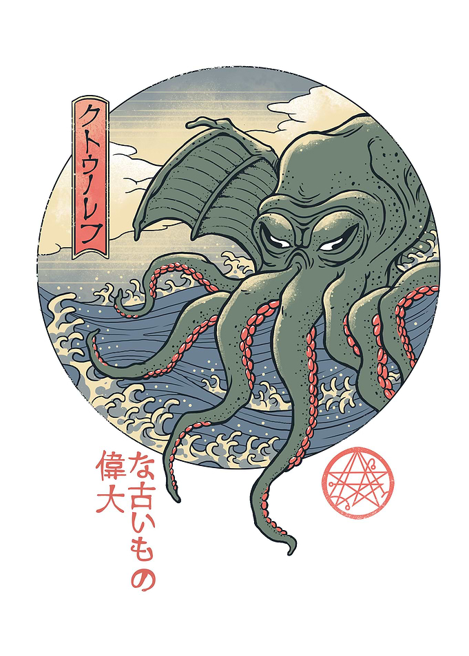 Cthulhu Ukiyo e