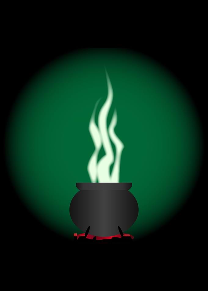Witches Cauldron Poster