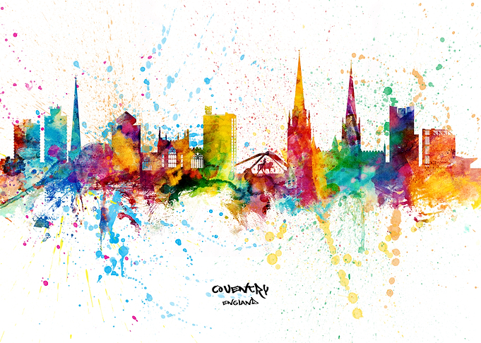 Coventry England Skyline