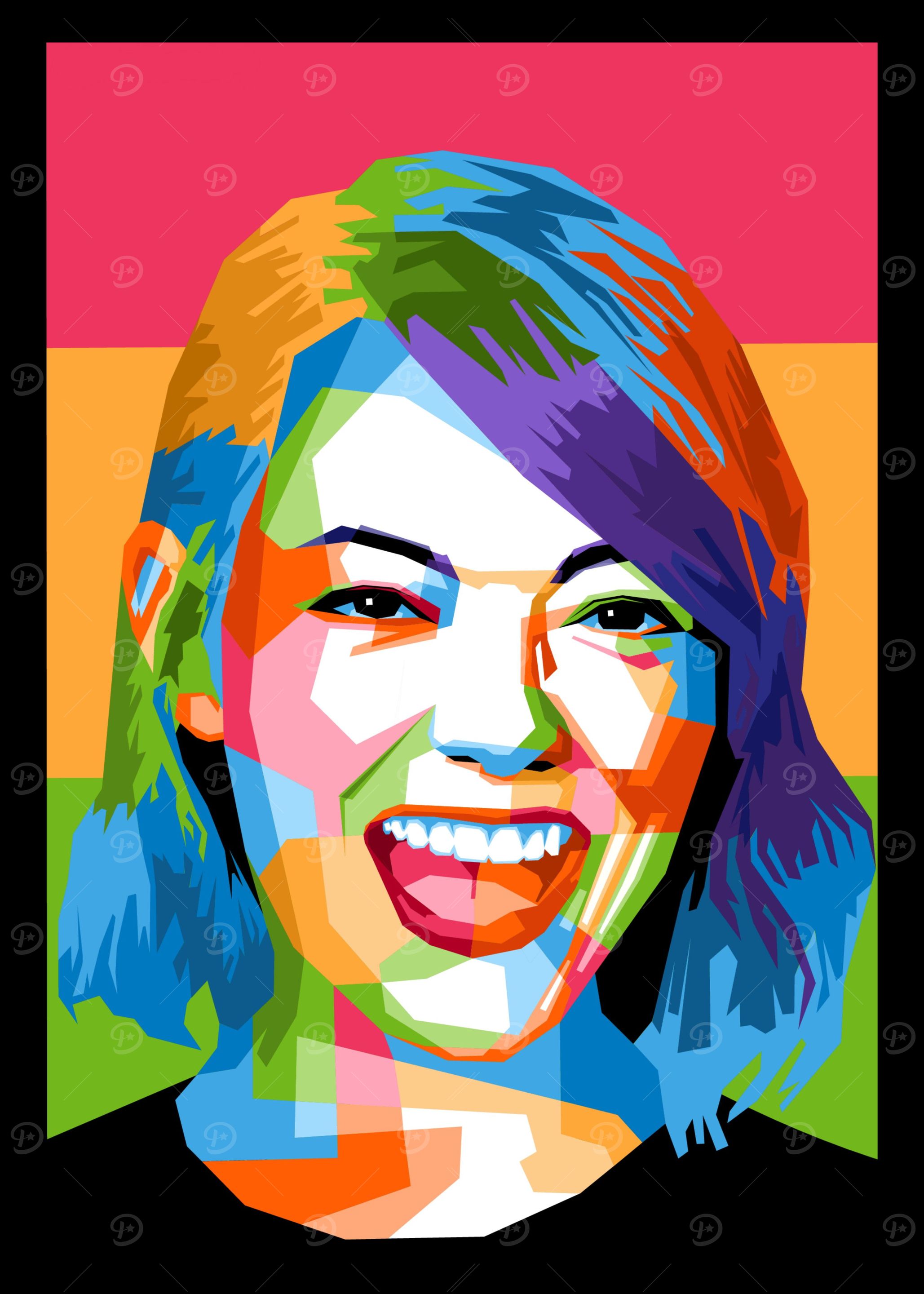 Emma Stone On Pop Art